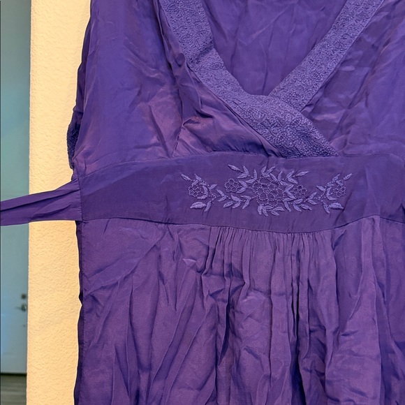 Maeve dark bright purple Women's Blouse - Picture 4 of 5